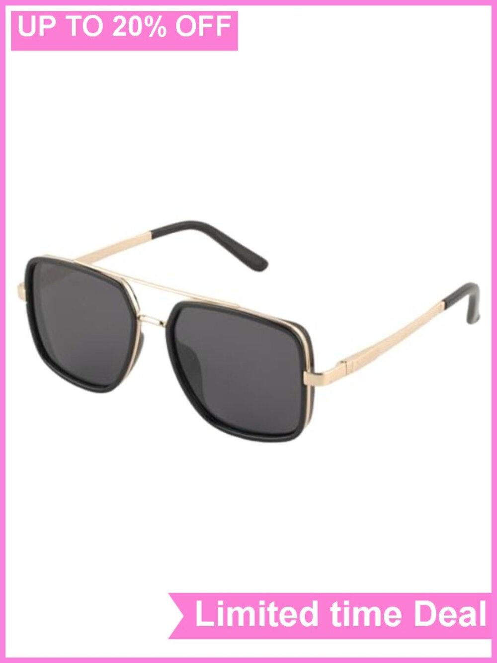 Polarized Aviator Sunglasses for Women Men UV400 Double Bridge Metal Frame